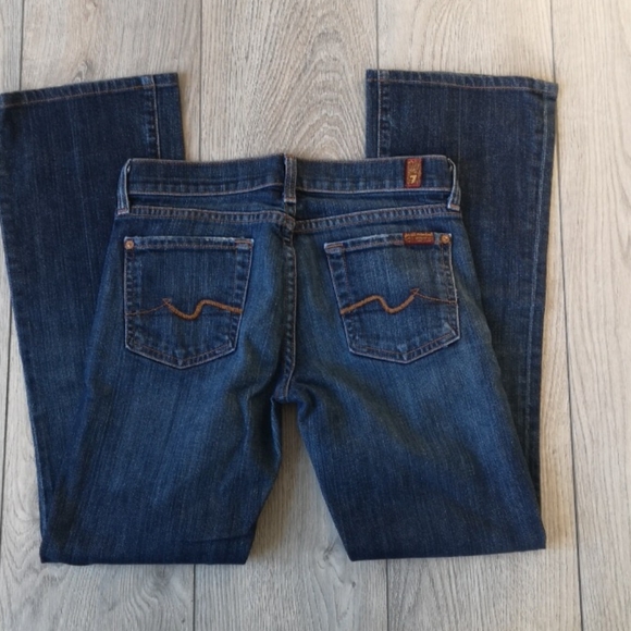 7 for all mankind Boot cut Jeans size 25 - Picture 2 of 3